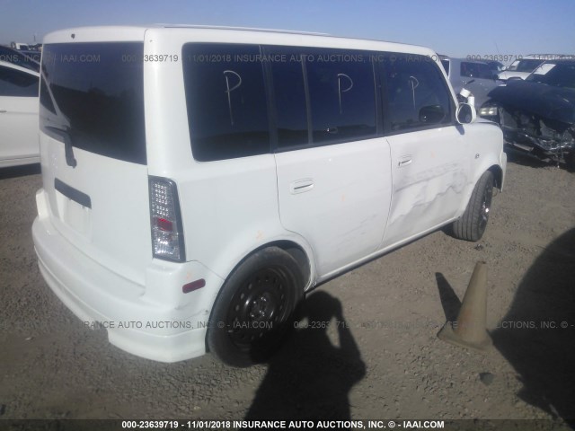 JTLKT324554015731 - 2005 TOYOTA SCION XB Ақ фото 4