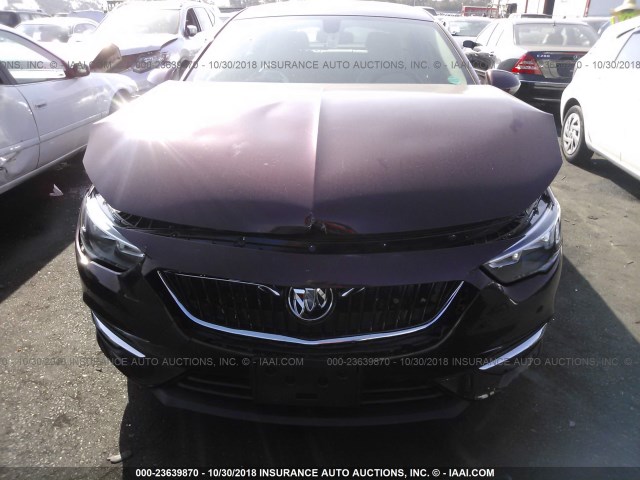 W04GP6SX8J1164495 - 2018 BUICK REGAL ESSENCE BURGUNDY photo 6