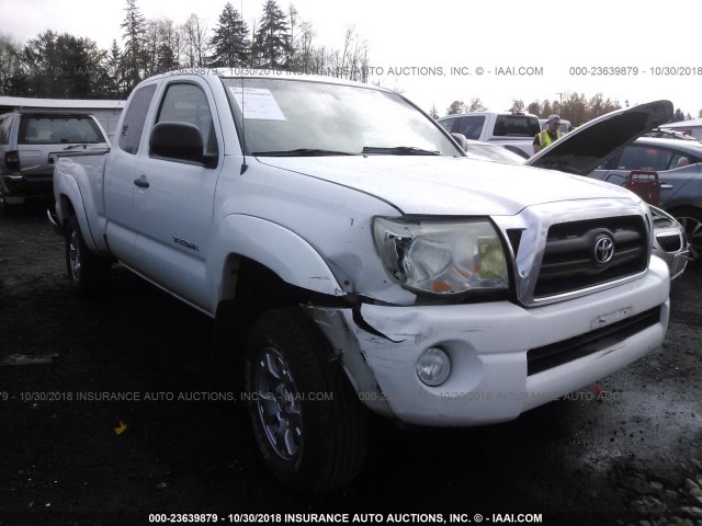 5TEUU42N27Z344784 - 2007 TOYOTA TACOMA ACCESS CAB თეთრი ფოტო 1