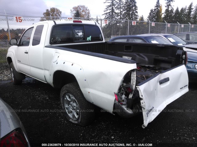 5TEUU42N27Z344784 - 2007 TOYOTA TACOMA ACCESS CAB თეთრი ფოტო 3