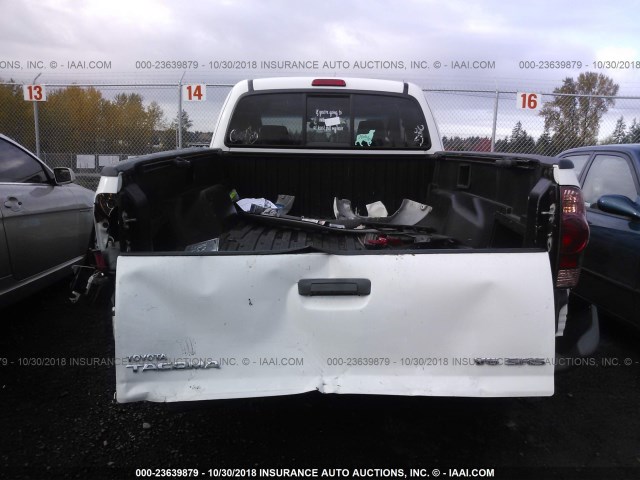 5TEUU42N27Z344784 - 2007 TOYOTA TACOMA ACCESS CAB თეთრი ფოტო 6