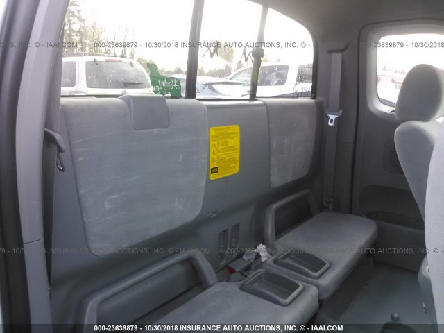 5TEUU42N27Z344784 - 2007 TOYOTA TACOMA ACCESS CAB თეთრი ფოტო 8