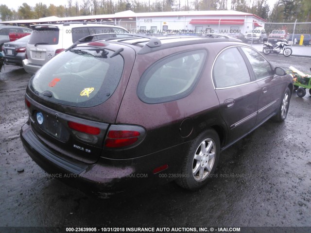 1MEFM58U5YA620494 - 2000 MERCURY SABLE GS PURPLE photo 4