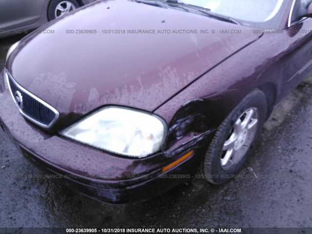 1MEFM58U5YA620494 - 2000 MERCURY SABLE GS PURPLE photo 6