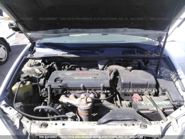 JTDBE32K320095358 - 2002 TOYOTA CAMRY LE/XLE/SE WHITE photo 10
