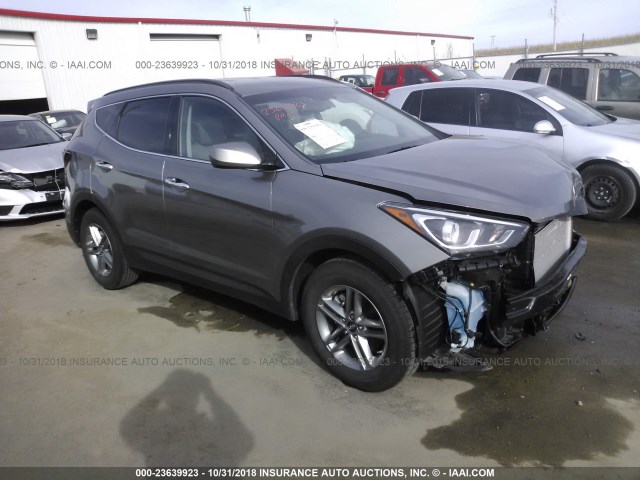 5XYZUDLB6HG391063 - 2017 HYUNDAI SANTA FE SPORT  GRAY photo 1