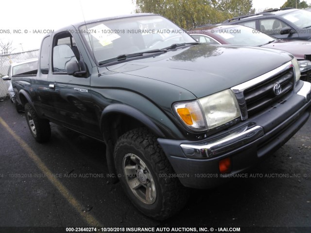 5TEWN72N3YZ698080 - 2000 TOYOTA TACOMA XTRACAB GREEN photo 1