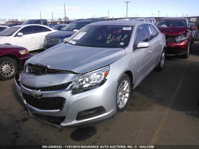 1G11C5SL1EF257522 - 2014 CHEVROLET MALIBU 1LT SILVER photo 2