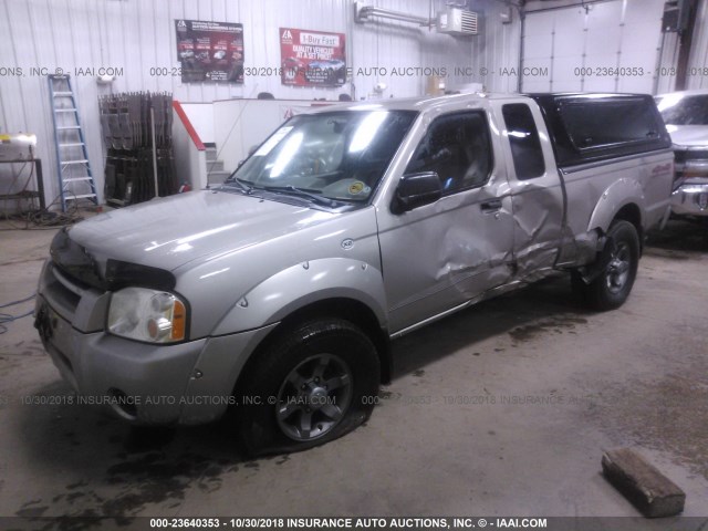 1N6ED26Y54C455110 - 2004 NISSAN FRONTIER KING CAB XE V6 Pewter photo 2