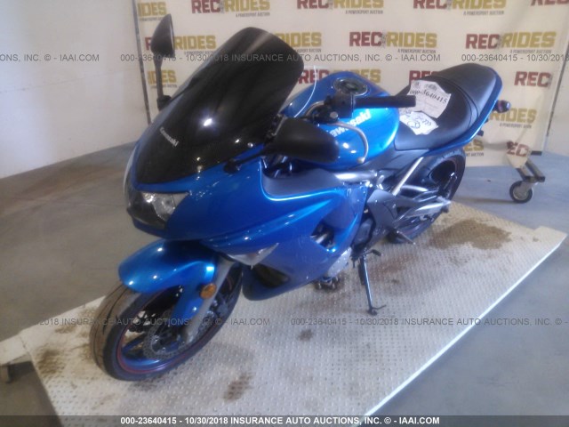 JKAEXEA127A025535 - 2007 KAWASAKI EX650 A Mavi foto 2