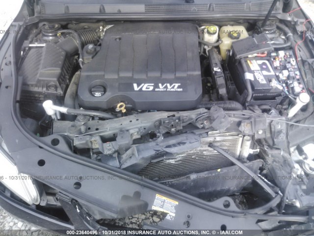 1G4GE5ED6BF230520 - 2011 BUICK LACROSSE CXS BLACK photo 10