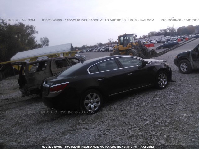 1G4GE5ED6BF230520 - 2011 BUICK LACROSSE CXS BLACK photo 4