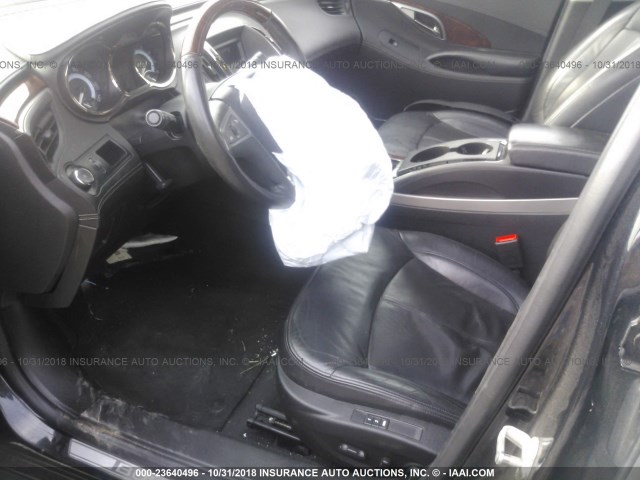 1G4GE5ED6BF230520 - 2011 BUICK LACROSSE CXS BLACK photo 5