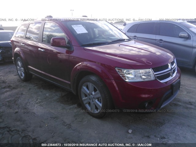 3C4PDCBB4GT117757 - 2016 DODGE JOURNEY SXT RED photo 1