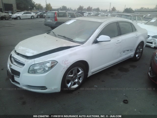 1G1ZC5EB3AF310205 - 2010 CHEVROLET MALIBU 1LT 白色 照片 2