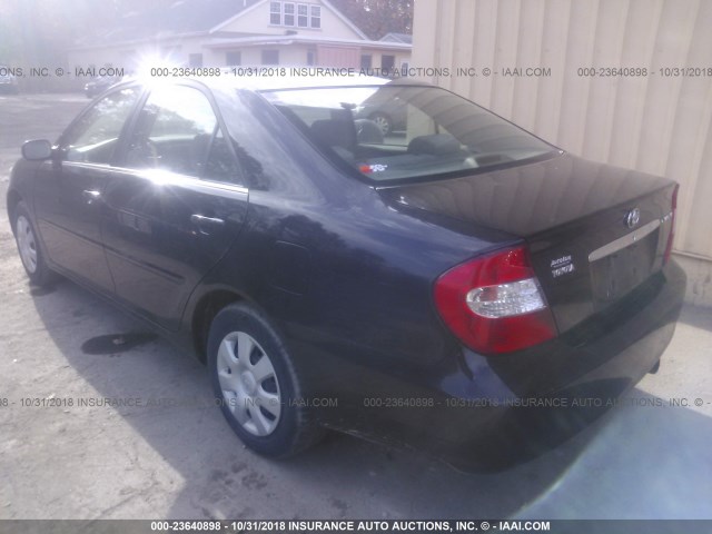 JTDBE32K130242178 - 2003 TOYOTA CAMRY LE/XLE 黑色 照片 3
