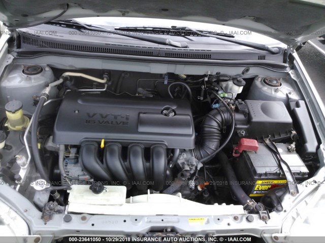 1NXBR32E84Z241064 - 2004 TOYOTA COROLLA CE/LE/S GRAY photo 10