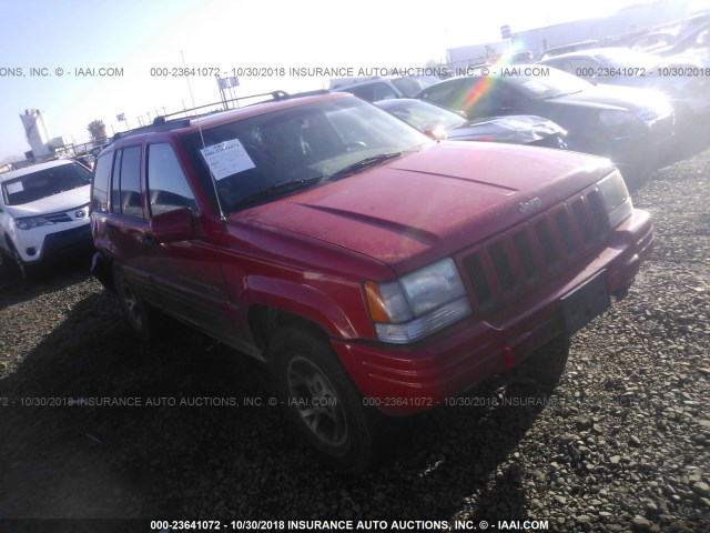 1J4GZ78Y0VC682482 - 1997 JEEP GRAND CHEROKEE LIMITED/ORVIS RED photo 1