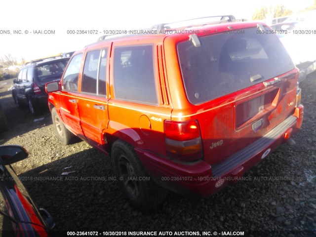1J4GZ78Y0VC682482 - 1997 JEEP GRAND CHEROKEE LIMITED/ORVIS RED photo 3