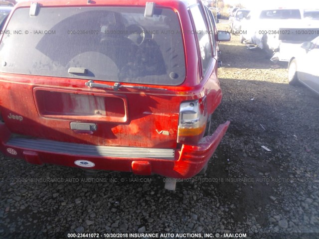 1J4GZ78Y0VC682482 - 1997 JEEP GRAND CHEROKEE LIMITED/ORVIS RED photo 6