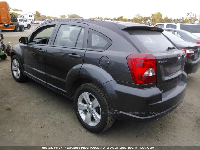 1B3CB3HA2BD110941 - 2011 DODGE CALIBER MAINSTREET GRAY photo 3