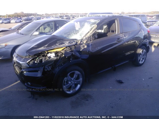 3CZRU5H59GM750670 - 2016 HONDA HR-V EX BLACK photo 2