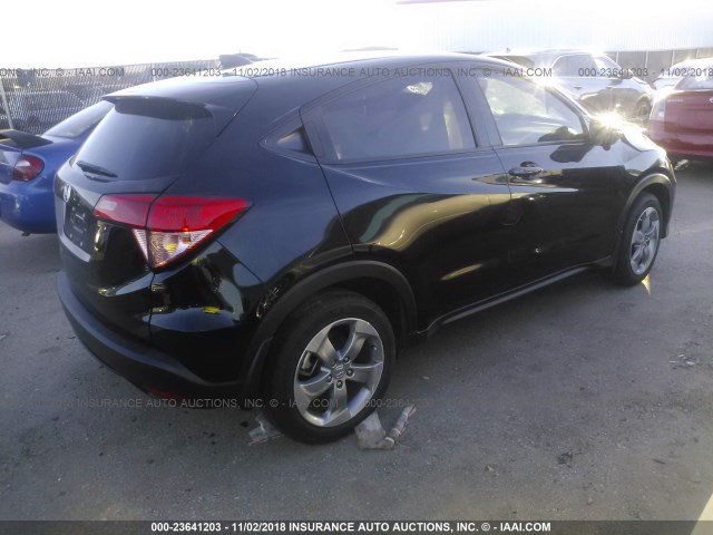 3CZRU5H59GM750670 - 2016 HONDA HR-V EX BLACK photo 4