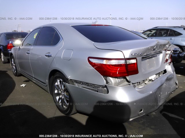 JTHBL46F285056571 - 2008 LEXUS LS 460 SILVER photo 3