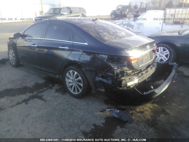 5NPEC4AC9EH847719 - 2014 HYUNDAI SONATA SE/LIMITED GRAY photo 2