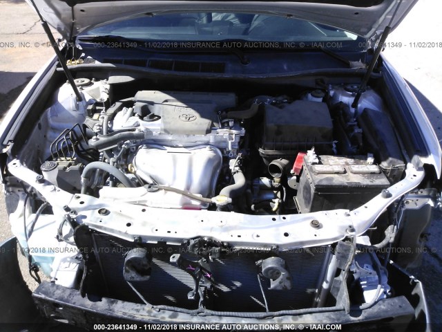 4T1BF1FK9DU684188 - 2013 TOYOTA CAMRY L/SE/LE/XLE ვერცხლისფერი ფოტო 10