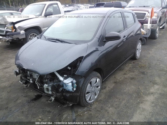 KL8CB6SA7HC754547 - 2017 CHEVROLET SPARK LS GRAY photo 2