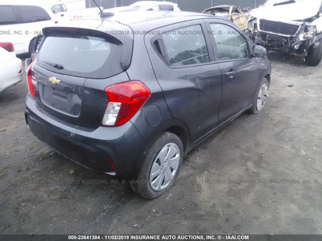 KL8CB6SA7HC754547 - 2017 CHEVROLET SPARK LS GRAY photo 4