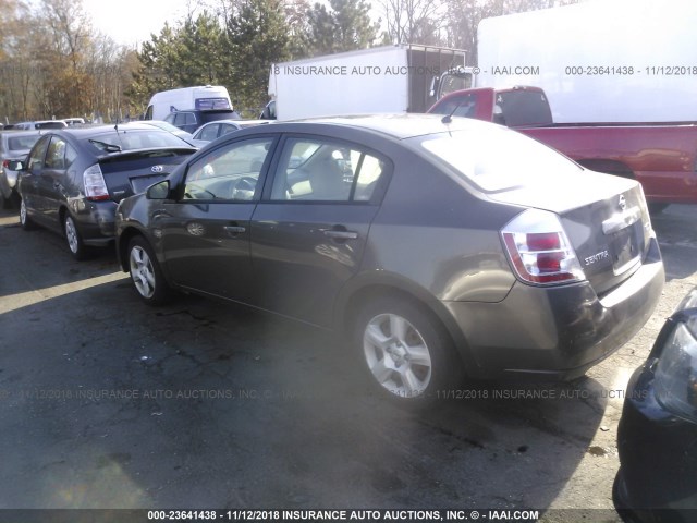 3N1AB61E27L605035 - 2007 NISSAN SENTRA 2.0/2.0S/2.0SL BROWN photo 3