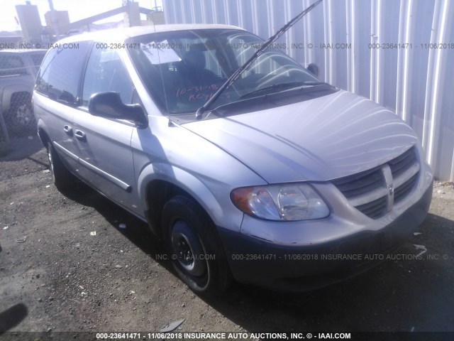 1D4GP25B06B539847 - 2006 DODGE CARAVAN SE SILVER photo 1