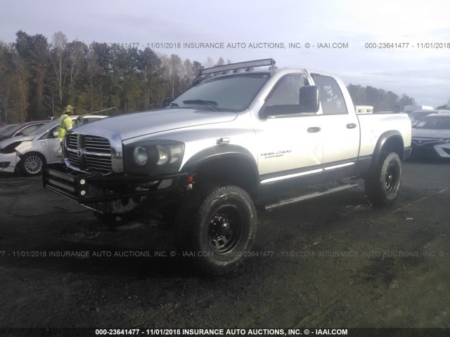 3D7KS28D96G100825 - 2006 DODGE RAM 2500 ST/SLT SILVER photo 2