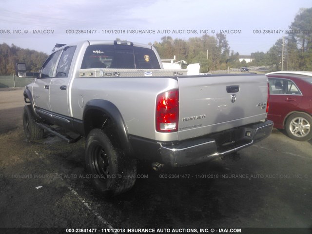 3D7KS28D96G100825 - 2006 DODGE RAM 2500 ST/SLT SILVER photo 3