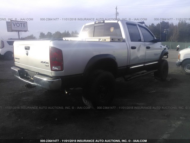 3D7KS28D96G100825 - 2006 DODGE RAM 2500 ST/SLT SILVER photo 4