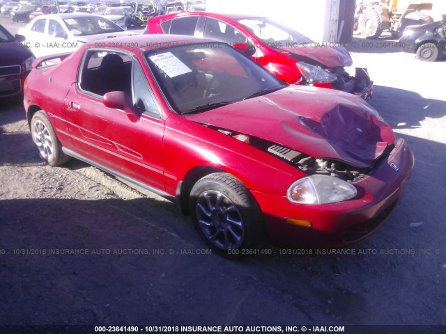 JHMEH6162VS000595 - 1997 HONDA CIVIC DEL SOL SI RED photo 1