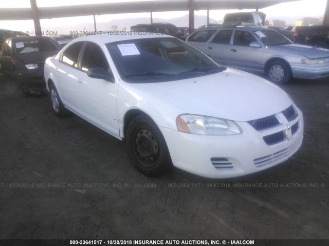 1B3EL46T35N612324 - 2005 DODGE STRATUS SXT WHITE photo 1