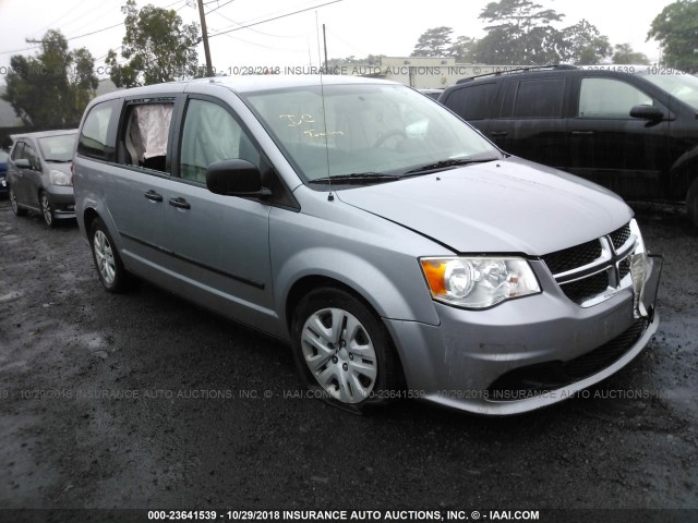 2C4RDGBG9DR746540 - 2013 DODGE GRAND CARAVAN SE SILVER photo 1