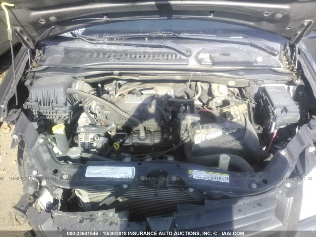 2D4RN4DE0AR339664 - 2010 DODGE GRAND CARAVAN SE GRAY photo 10