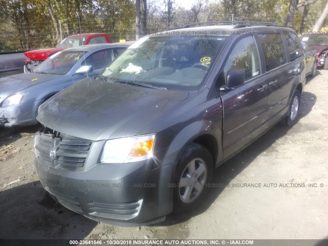 2D4RN4DE0AR339664 - 2010 DODGE GRAND CARAVAN SE GRAY photo 2