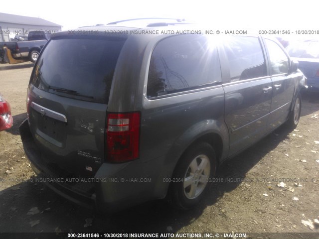 2D4RN4DE0AR339664 - 2010 DODGE GRAND CARAVAN SE GRAY photo 4