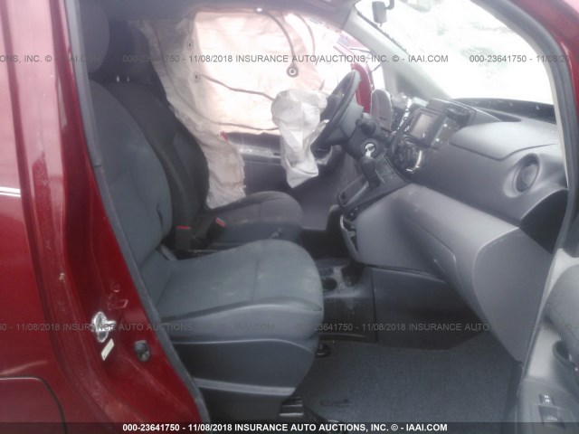 3N6CM0KN8DK690361 - 2013 NISSAN NV200 2.5S/2.5SV RED photo 5