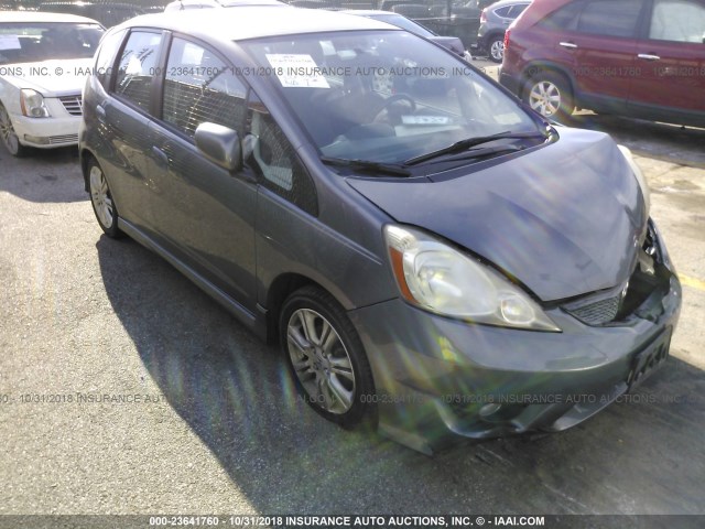 JHMGE8H53BC003554 - 2011 HONDA FIT SPORT SILVER photo 1