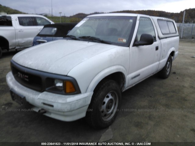 1GTCT14Z1SK534232 - 1995 GMC SONOMA WHITE photo 2