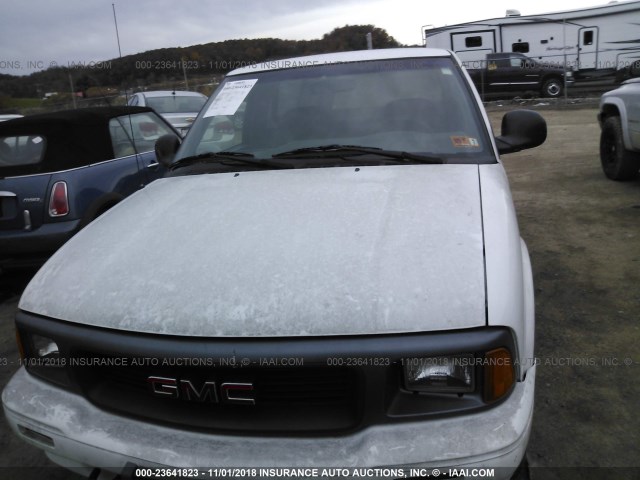 1GTCT14Z1SK534232 - 1995 GMC SONOMA WHITE photo 6