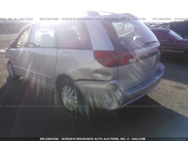 5TDZA23C95S383530 - 2005 TOYOTA SIENNA CE/LE TAN photo 3