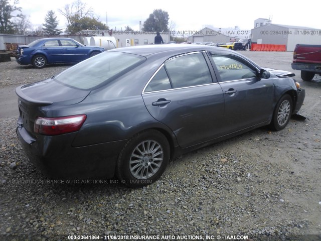 4T1BE46K07U713313 - 2007 TOYOTA CAMRY NEW GENERAT CE/LE/XLE/SE GRAY photo 4