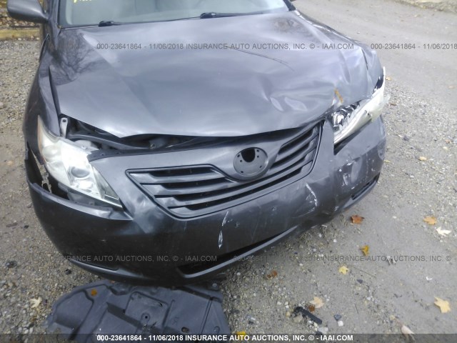 4T1BE46K07U713313 - 2007 TOYOTA CAMRY NEW GENERAT CE/LE/XLE/SE GRAY photo 6